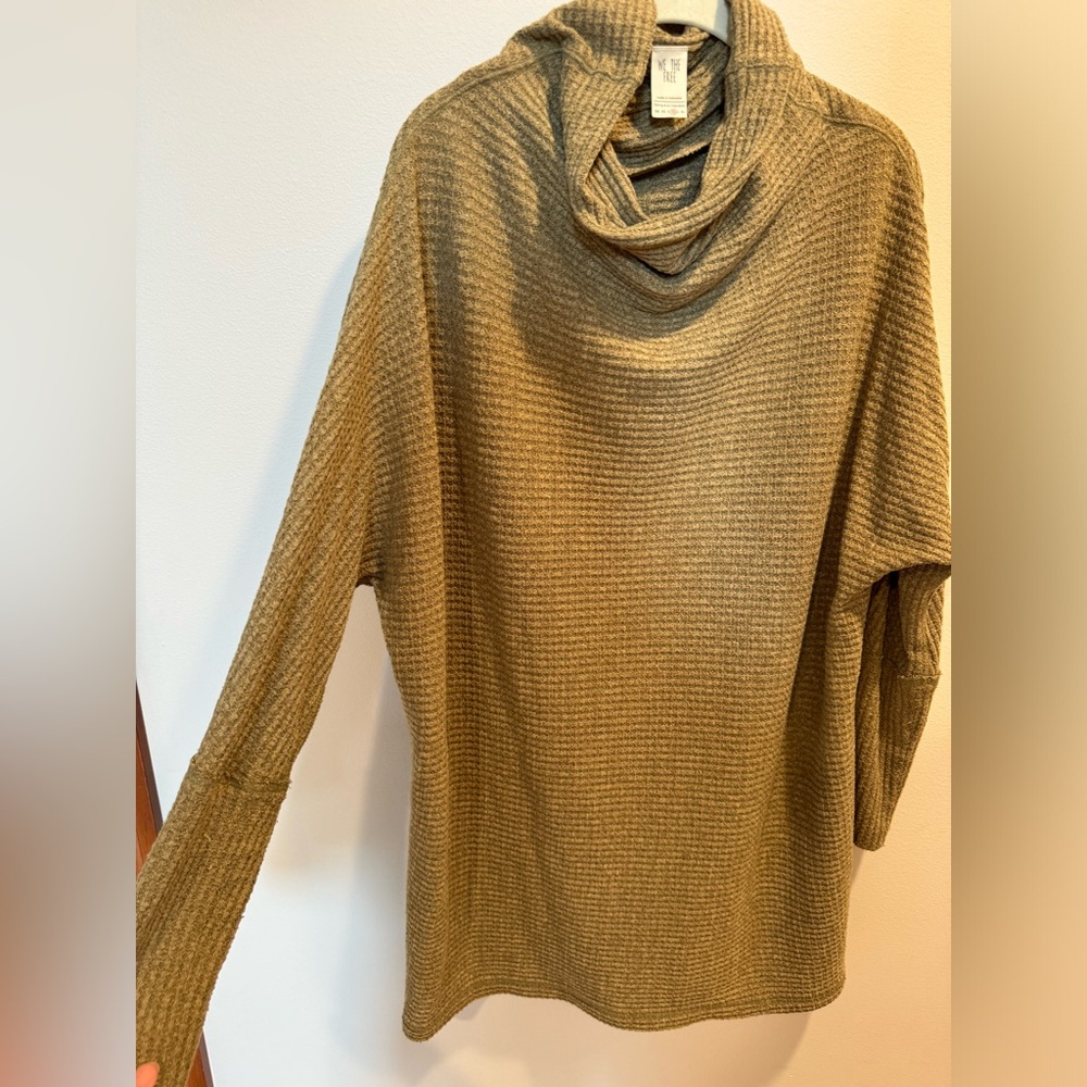 Free People cowl neck top